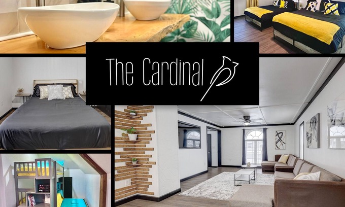 Webb City House | The Cardinal: The Downtown Dream Sleeps 13!