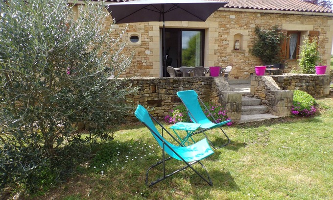 Prats-de-Carlux House | The Dordonia comfortable linen and wifi 8 km from Sarlat