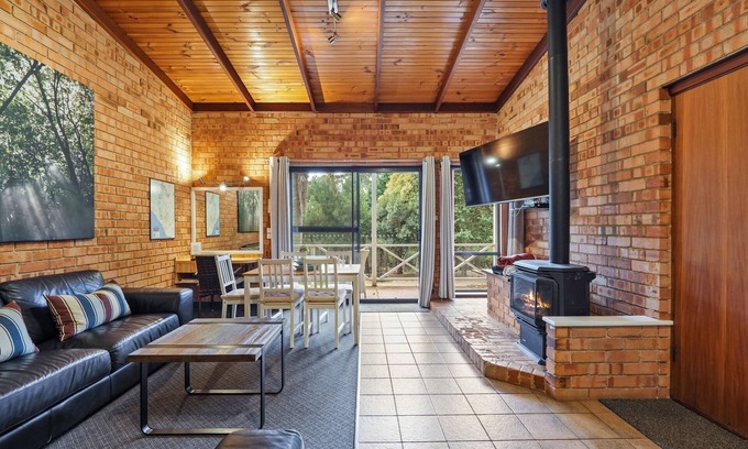 Pemberton Ski Chalet | The Forest Lodge Chalet with Fire Place and Forest view