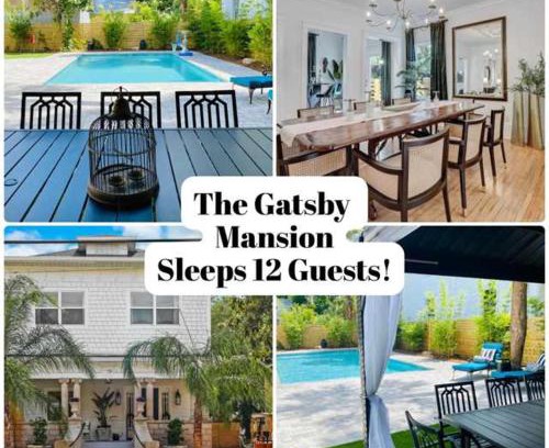 Downtown Historic District House | The Gatsby Mansion Heated Pool Heart of Town