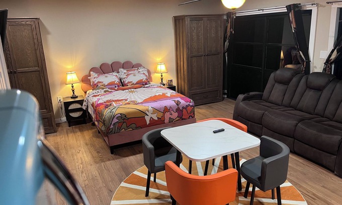 Austin House | The Groovy Bungalow, a unique and retro getaway.