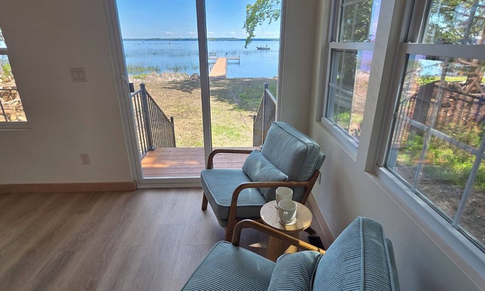 Shawano Cabin | The Lily Pad: Newly Renovated, Lakefront Retreat on Shawano Lake, Sleeps 6