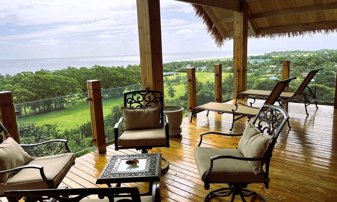 Rarotonga Apartment | The Links Eagle - Luxurious home with180 degree breathtaking views of the ocean