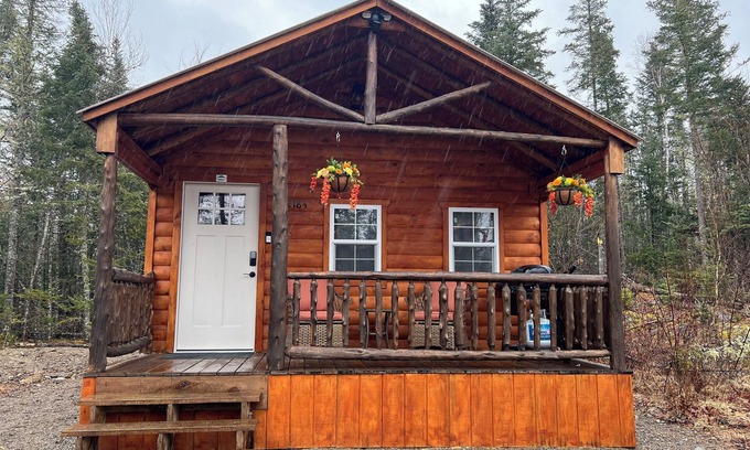 Baileyville Cabin | The Moose Cabin, cozy cabin right on the Atv and snowmobile trail access road.