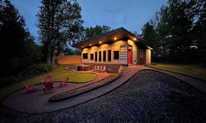 Stanton Cabin | The Original Shipping Container Cabin in Red River Gorge - Hot Tub and a View!