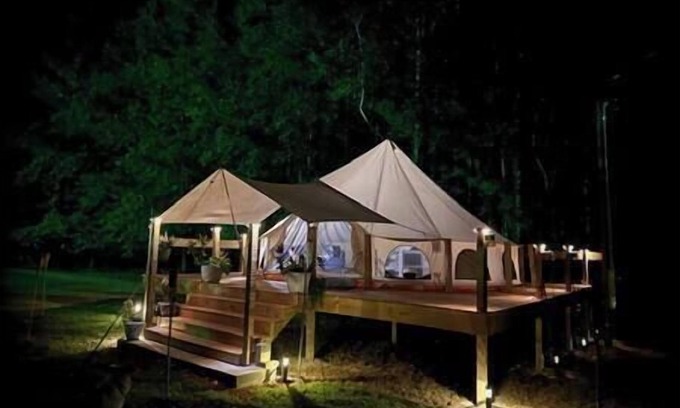 Camden RV Rental | The Owl's Nest luxury camping
