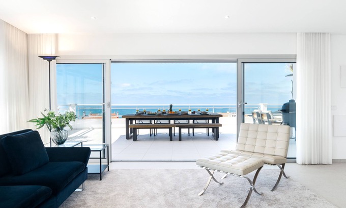 Nazare Condo | The Penthouse - Private Heated Pool and Sea View Terrace