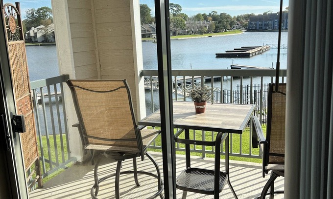 Walden on Lake Conroe Condo | The Point in Walden. Lakeside Unit with Easy access to the lake, pools, & dock.