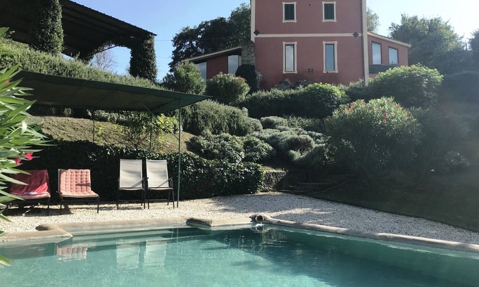 Otricoli Villa | The red house on the roman arch with private pool all for you