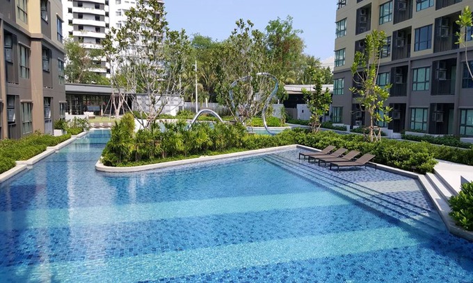 Cha-am Apartment | The Relaxing Room Pool Access at Rain Resort Condominium Cha Am- Hua Hin