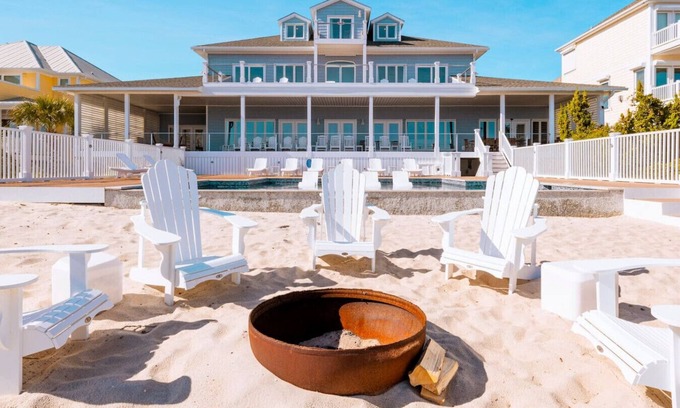 Wilmington Beach House | "The Snow's Cut Chateau" Make every day a Holiday!