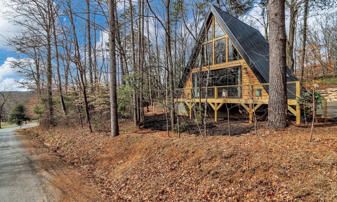 Swannanoa House | The StAy FrAme- BRAND NEW, sauna, hot tub