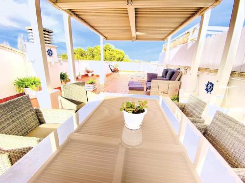 Comarruga Apartment | TheHavenEscape Penthouse Pool & Sea View near Barcelona