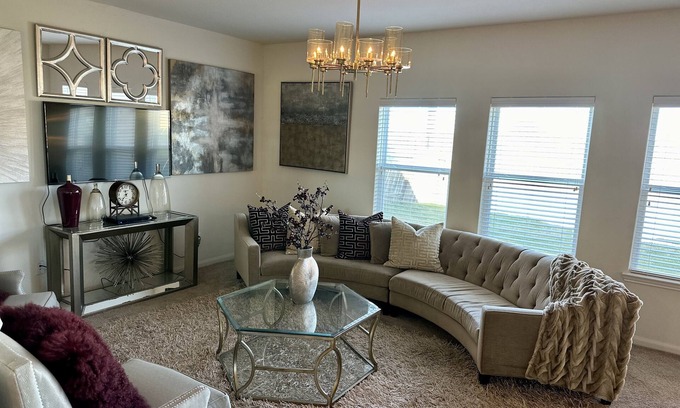 Iowa Colony House | This stylist 2 story home is perfect for couples or families.