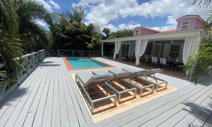 Jolly Harbour Villa | Three Bed Villa with Private Pool Set In Tropical Gardens.