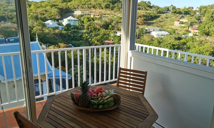 Sainte-Anne Apartment | Ti Bakoua - F2 quiet and ventilated - Cap Chevalier