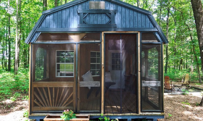 Culpeper Cabin | Tiny Cabin with beautiful country views. Pet friendly!