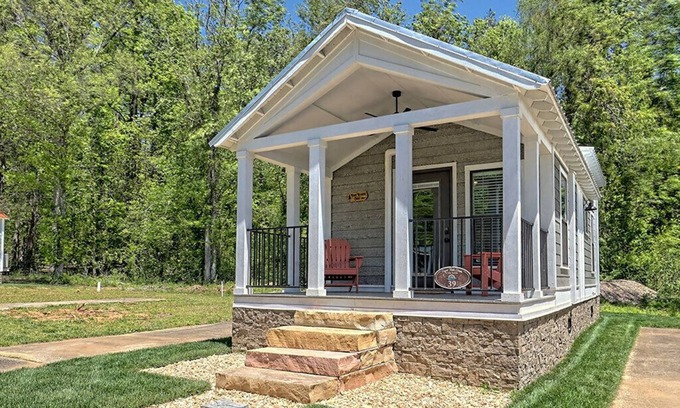 Clarkesville Cottage | Tiny Home at Sugar Mill Creek on Lake Burton, Georgia