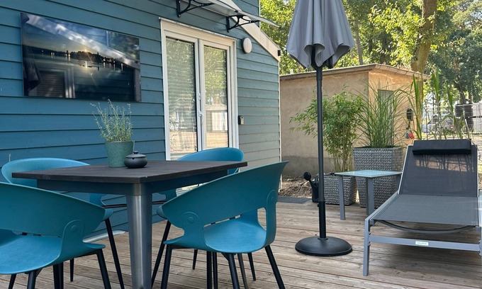 Caputh House | Tiny Home 'Tiny House Nr 2' with Private Terrace, Wi-Fi, and Air Conditioning