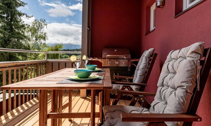 Sankt Kanzian am Klopeiner See Apartment | Tom's Seeblick Domizil - Appartement mit Balkon