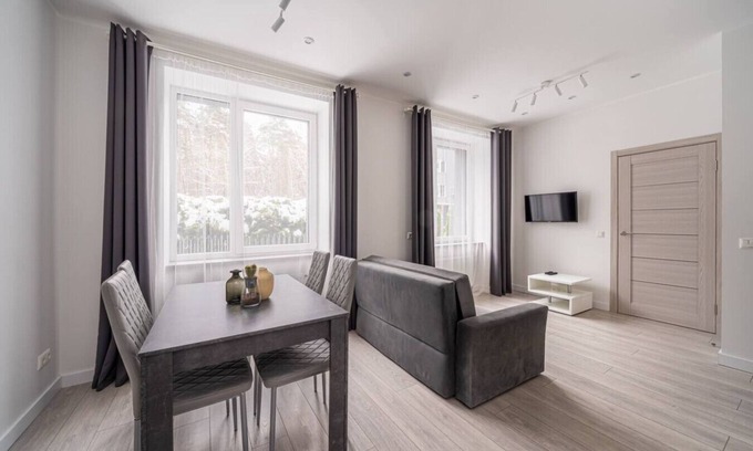 Jurmala Apartment | To the beach & park 1 min. One bedroom apartment