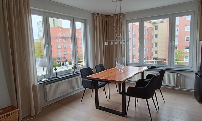 Brunswik Apartment | Top apartment/apartment in Kiel-Mitte (UKSH/CAU/stadium)