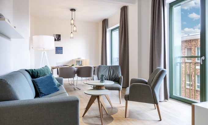 Wismar Apartment | Topmodernes, Barrierearmes Apartment in Erstklassiger und Zentraler Hafenlage