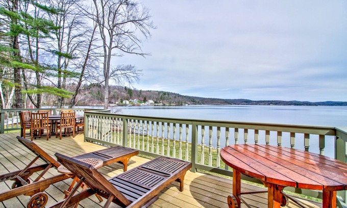 Bomoseen House | Totally remodeled year round LAKEFRONT home with stunning views of Lake Bomoseen