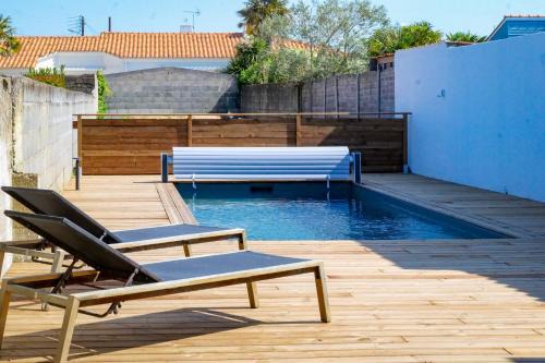 Les Sables d'Olonne House | Très jolie maison - Piscine & Jacuzzi - Les Sables - 9 personnes