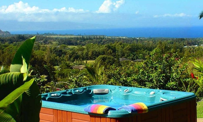 Pauwela Apartment | Tradewinds Honeymoon Suite -- Ocean View, Privacy, Jacuzzi, WiFi, Air.