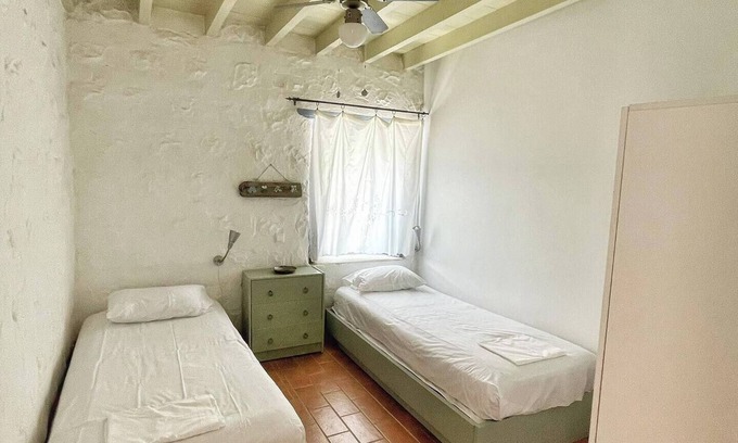Chora Apartment | Traditional 2 Bd Chora House Patmos w Balcony