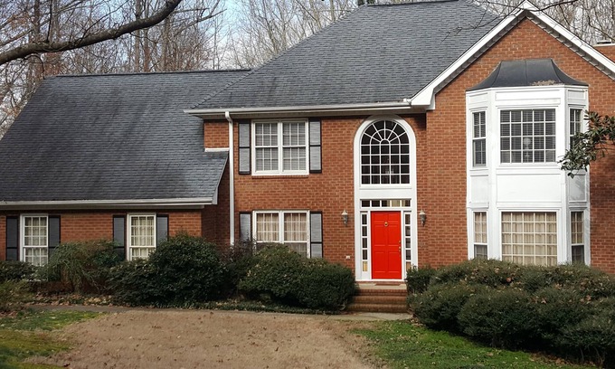 Fayetteville House | Traditional Home on 2.4 Wooded Acres in swim community.