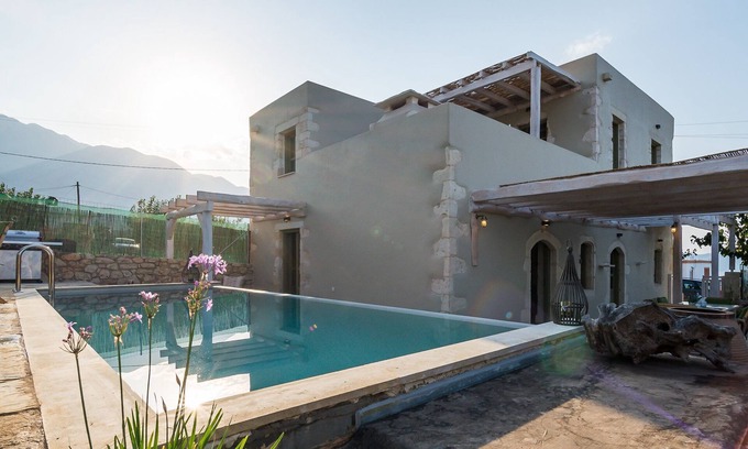 Kastellos Villa | Traditional Stone built Villa, Private Pool, 50m from Tavern & 4km to the Beach