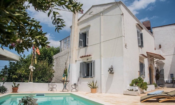 Kefalas House | Traditional Stone Village House with Private Pool, Near to Chania and Beaches