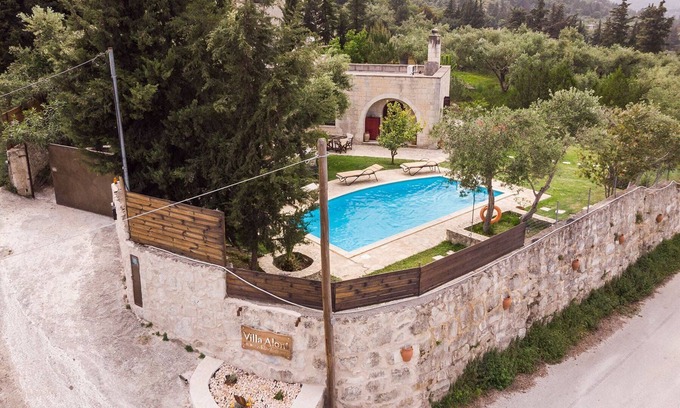 Maza Villa | Traditional Stone Villa With Pool And Nice View.