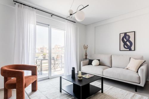 Neos Kosmos Apartment | Tranquil 2BR Apartment with Acropolis view by UPSTREET