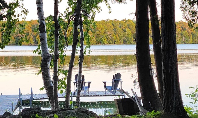 Gills Rock House | Tranquil home located on Europe Lake . The perfect spot to unplug this summer!