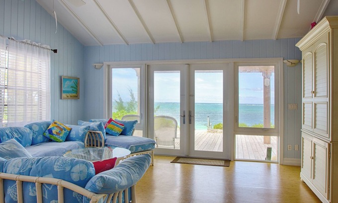 Bahama Palm Shores Cottage | Tranquility Beach Cottage . . . Private, Secluded, Right On Beach!