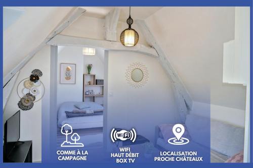 Saint-Gervais-la-Foret Apartment | Tranquillité, Parking, Proche Châteaux de la Loire