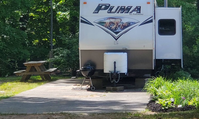Silver Lake House | Travel trailer in a rustic setting, 1/4 mile from State Park Entrance