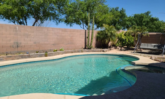 Parkwood Ranch House | Treat yourself to this 3 bedroom/2 bath nautical oasis with a pool & spa