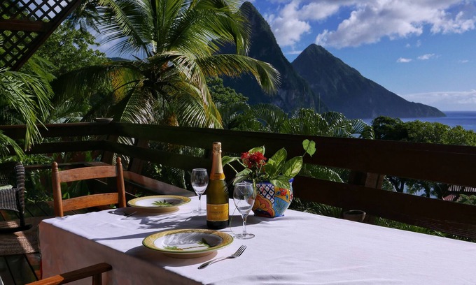 Soufriere Villa | Treehouse Hideaway Villa II -Million Dollar Piton and Ocean Views