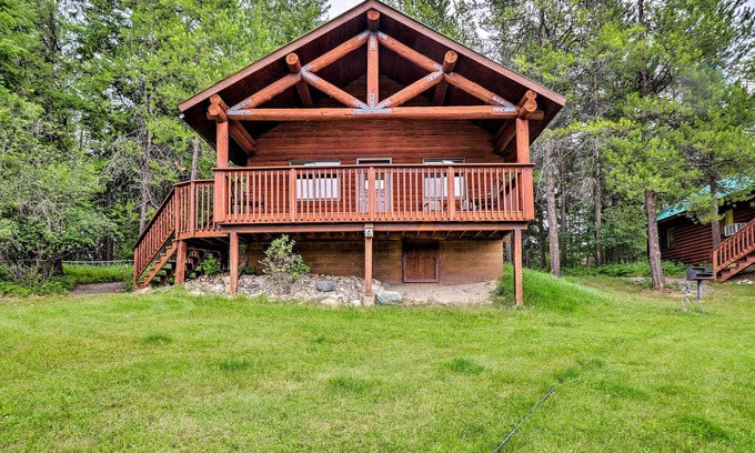 Trego Cabin | Trego Cabin w/Mtn Views, Easy Access to Lake