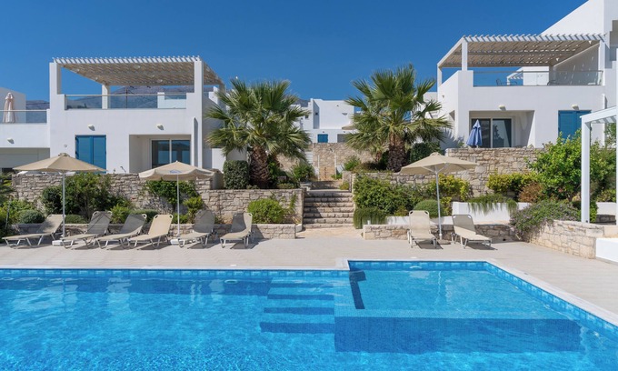 Kavros Villa | Triton Sea View Villa 3, w/common Pool