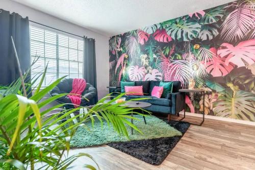 Central Arlington Apartment | Tropical Vibe 1BR Unit near AT&T Stadium