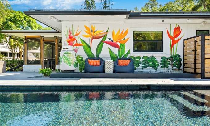 Tarpon River House | Tropical Waterfront Home - Pet Friendly & Heated Pool