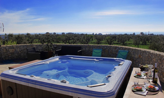 Racale Villa | TRULLO WITH POOL SEA VIEW - GALLIPOLI - SOUTH TOWER - JUST RENOVATED