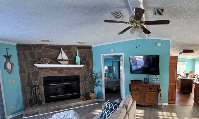 Fentress House | Tulls Bay Getaway - deep water canal location perfect for boating and relaxing!