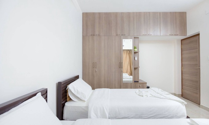 Mylapore Tiruvallikk Apartment | Twin Bedroom with Breakfast in a shared 3BR apartment