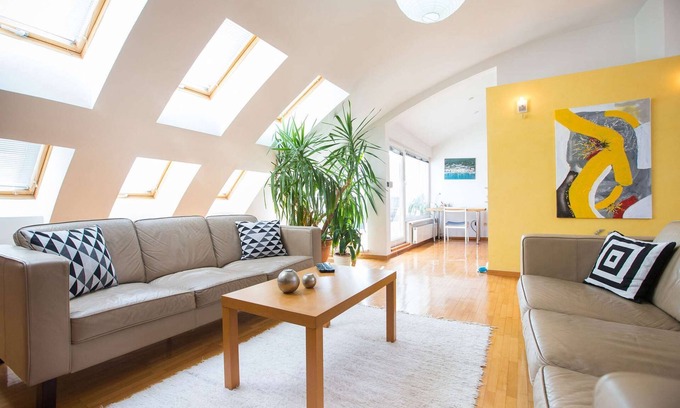Zagreb Apartment | Two floor luxurious penthouse apartment